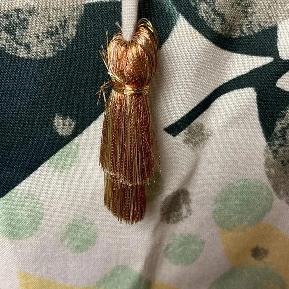 NWT SOFT SURROUNDINGS WO SIZ XL PETITE TUNIC TOP YELLOW BLACK SAGE FLORAL DESIGN - Picture 5 of 15